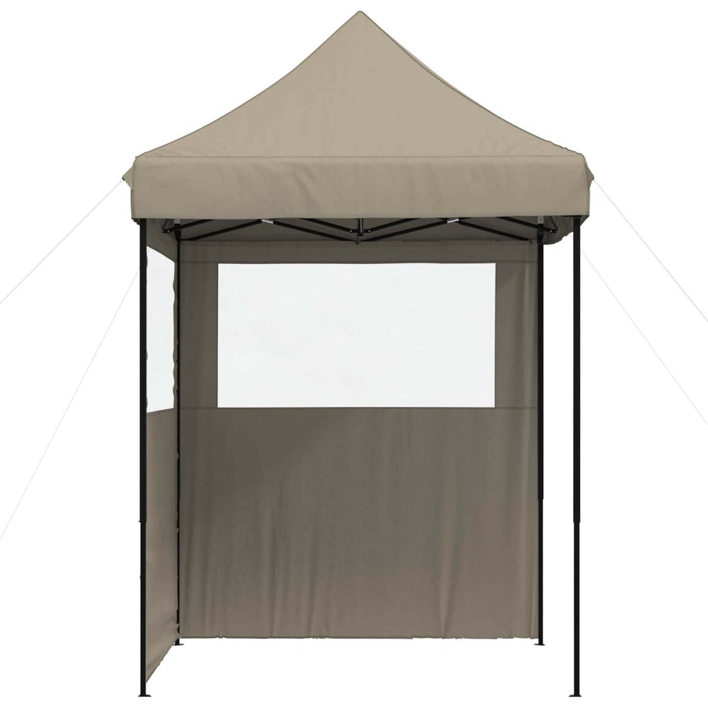 vidaXL Σκηνή Πάρτυ Taupe 200 x 200 x 306 εκ. Ύφασμα Όξφορντ