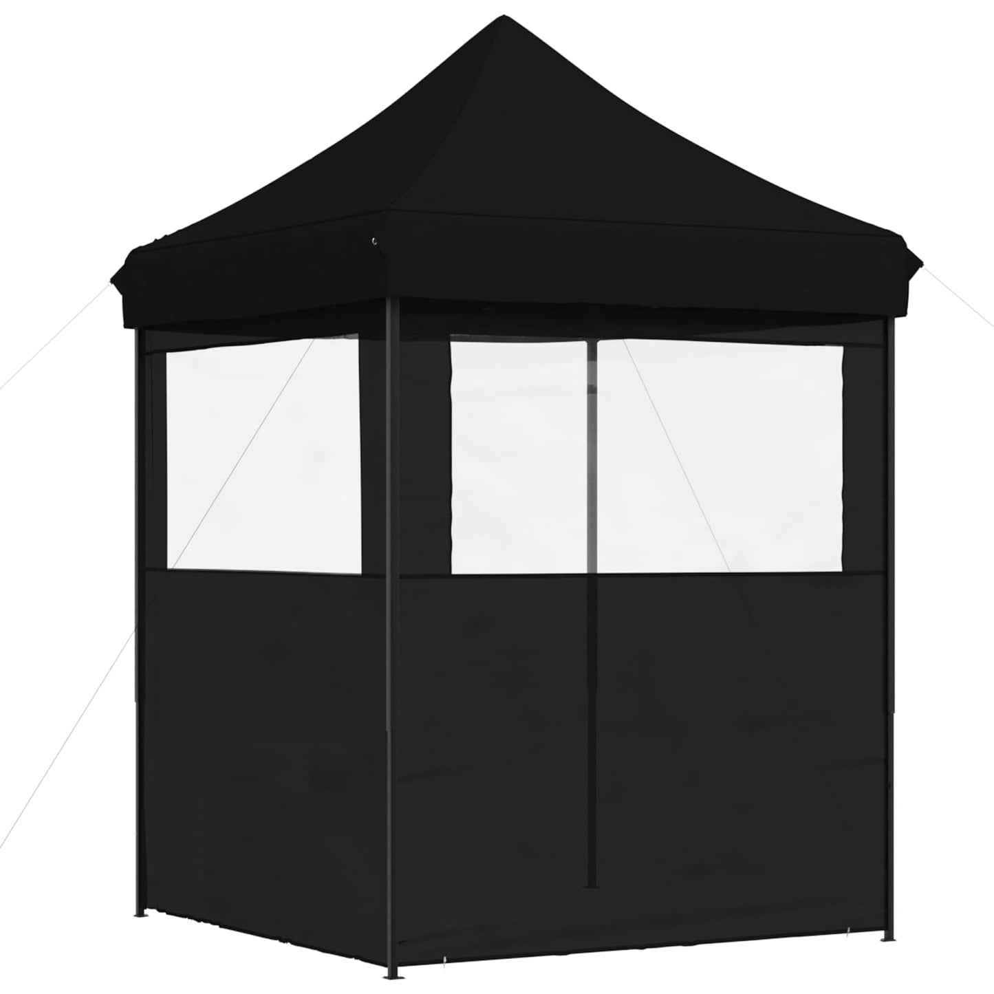 vidaXL Σκηνή Πάρτυ Μαύρο 200 x 200 x 306 εκ. Ύφασμα Όξφορντ