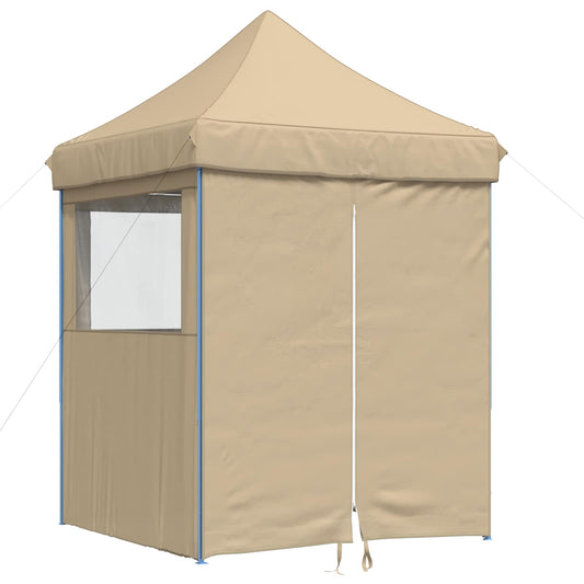 vidaXL Σκηνή Πάρτυ Μπεζ 200 x 200 x 306 εκ. Ύφασμα Όξφορντ
