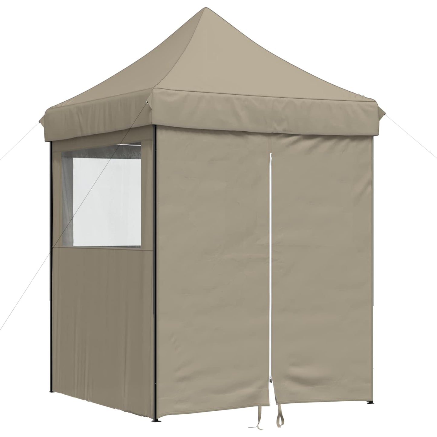 vidaXL Σκηνή Πάρτυ Taupe 200 x 200 x 306 εκ. Ύφασμα Όξφορντ