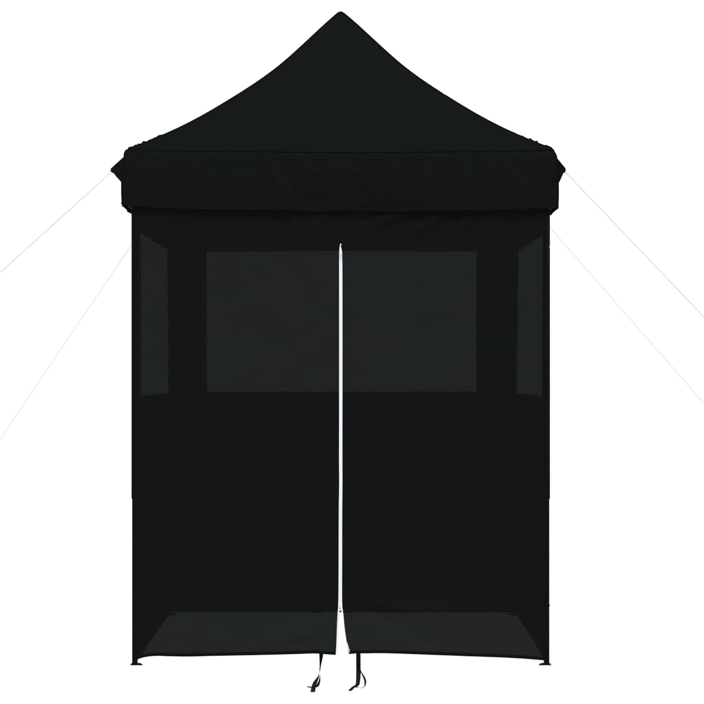 vidaXL Σκηνή Πάρτυ Μαύρο 200 x 200 x 306 εκ. Ύφασμα Όξφορντ