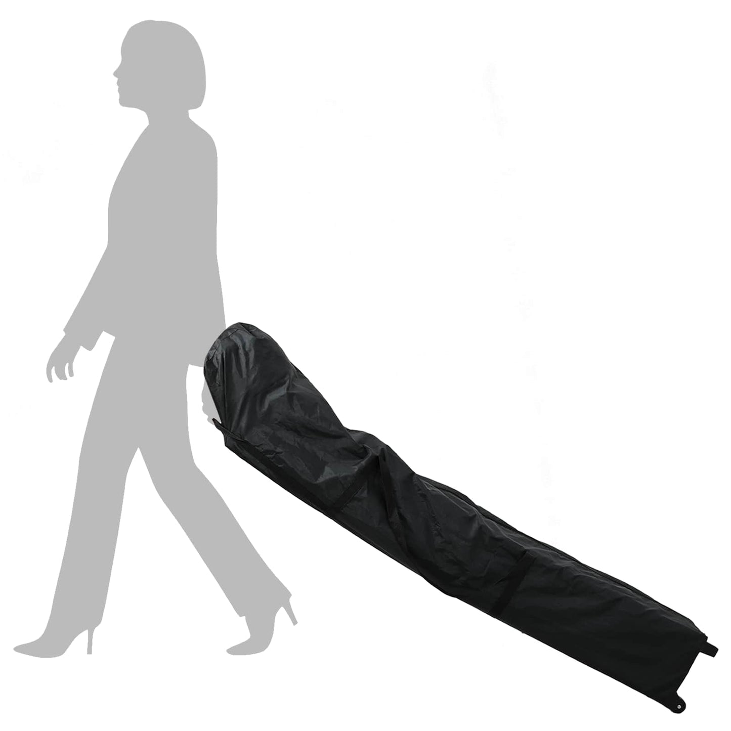 vidaXL Σκηνή Πάρτυ Πορτοκαλί 200 x 200 x 306 εκ. Ύφασμα Όξφορντ