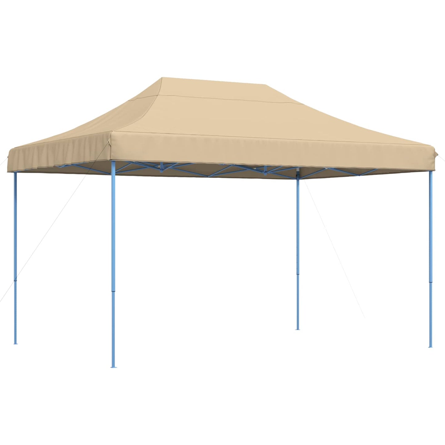 vidaXL Σκηνή Πάρτυ Μπεζ 279 x 410 x 315 εκ. Ύφασμα Όξφορντ