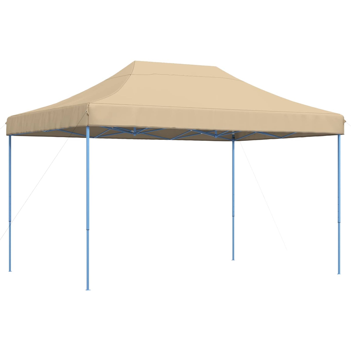 vidaXL Σκηνή Πάρτυ Μπεζ 279 x 410 x 315 εκ. Ύφασμα Όξφορντ