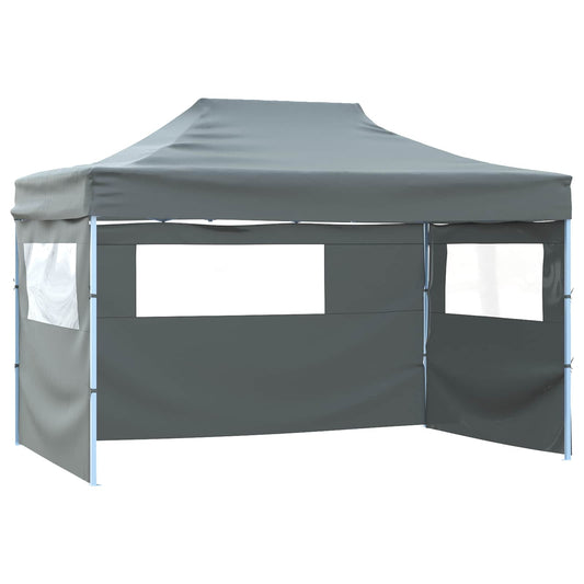 vidaXL Σκηνή Πάρτυ Ανθρακί 280 x 410 x 315 εκ. Ύφασμα Όξφορντ