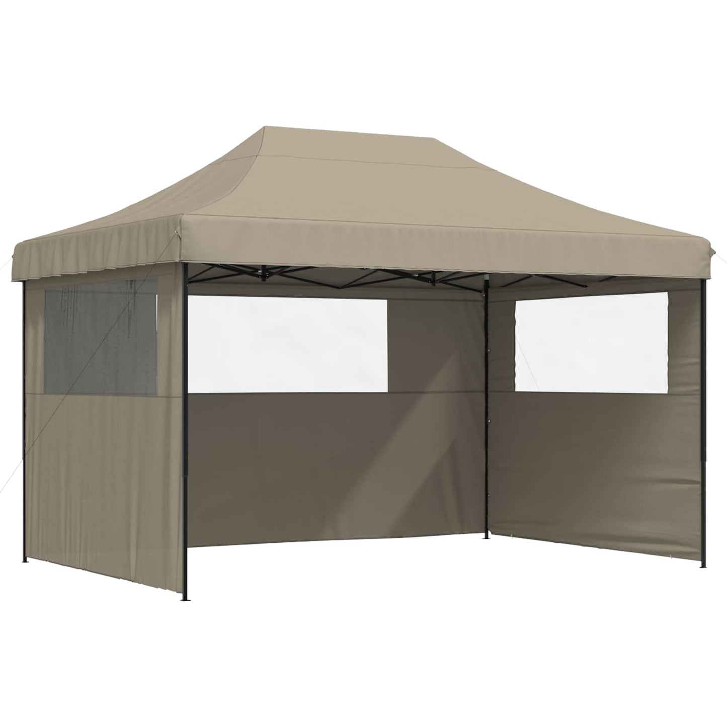vidaXL Σκηνή Πάρτυ Taupe 279 x 410 x 315 εκ. Ύφασμα Όξφορντ