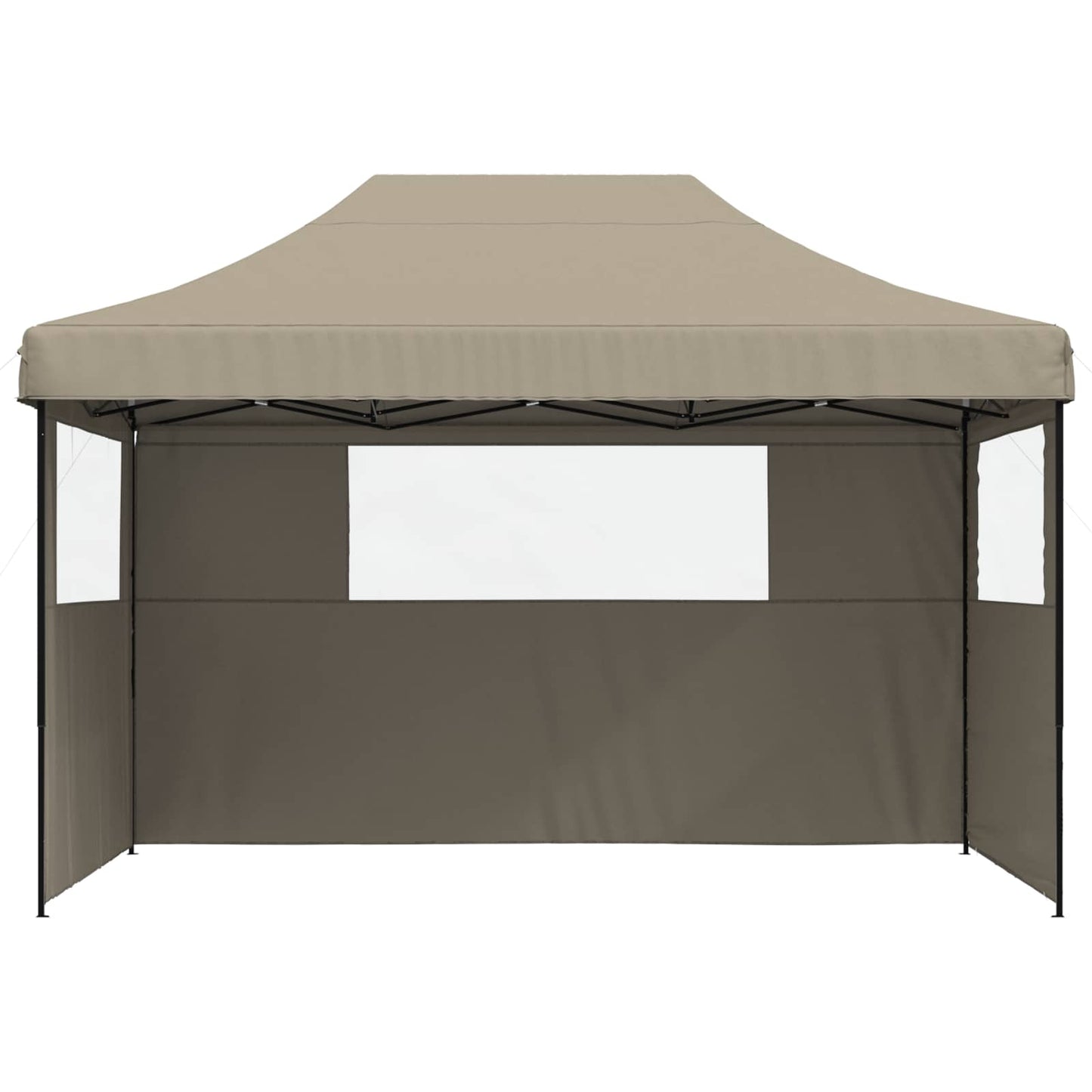 vidaXL Σκηνή Πάρτυ Taupe 279 x 410 x 315 εκ. Ύφασμα Όξφορντ