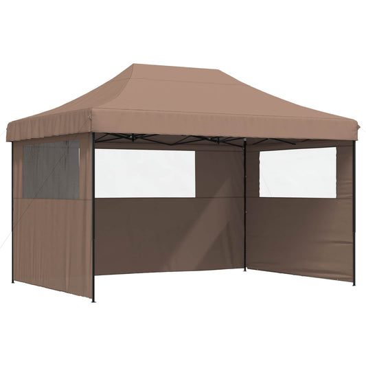 vidaXL Σκηνή Πάρτυ Καφέ 279 x 410 x 315 εκ. Ύφασμα Όξφορντ