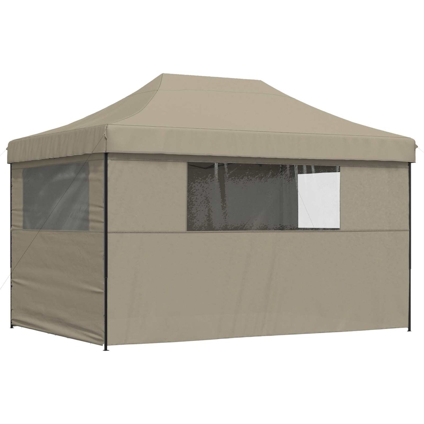 vidaXL Σκηνή Πάρτυ Taupe 279 x 410 x 315 εκ. Ύφασμα Όξφορντ