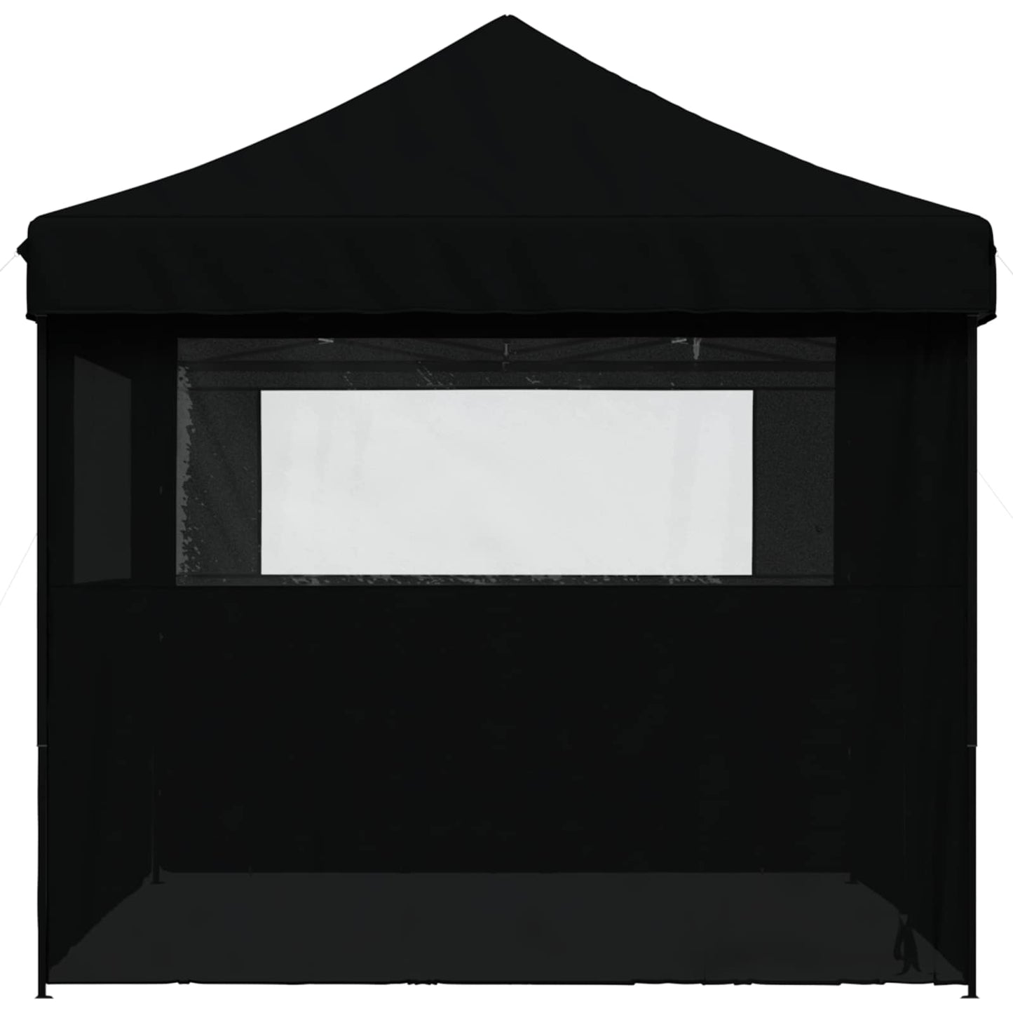 vidaXL Σκηνή Πάρτυ Μαύρο 279 x 410 x 315 εκ. Ύφασμα Όξφορντ