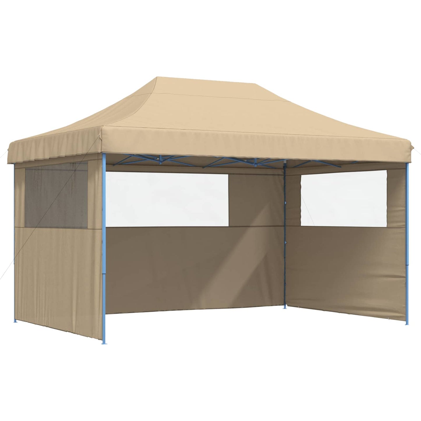 vidaXL Σκηνή Πάρτυ Μπεζ 292 x 440 x 315 εκ. Ύφασμα Όξφορντ
