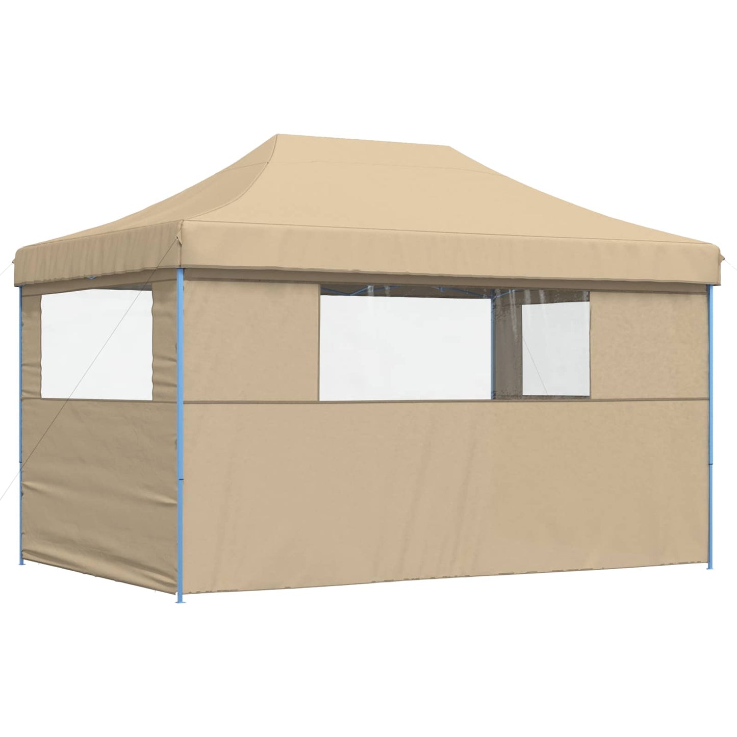 vidaXL Σκηνή Πάρτυ Μπεζ 292 x 440 x 315 εκ. Ύφασμα Όξφορντ
