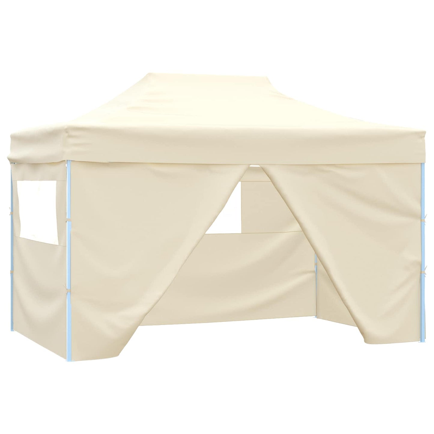 vidaXL Σκηνή Πάρτυ Κρεμ 291 x 431 x 315 εκ. Ύφασμα Όξφορντ