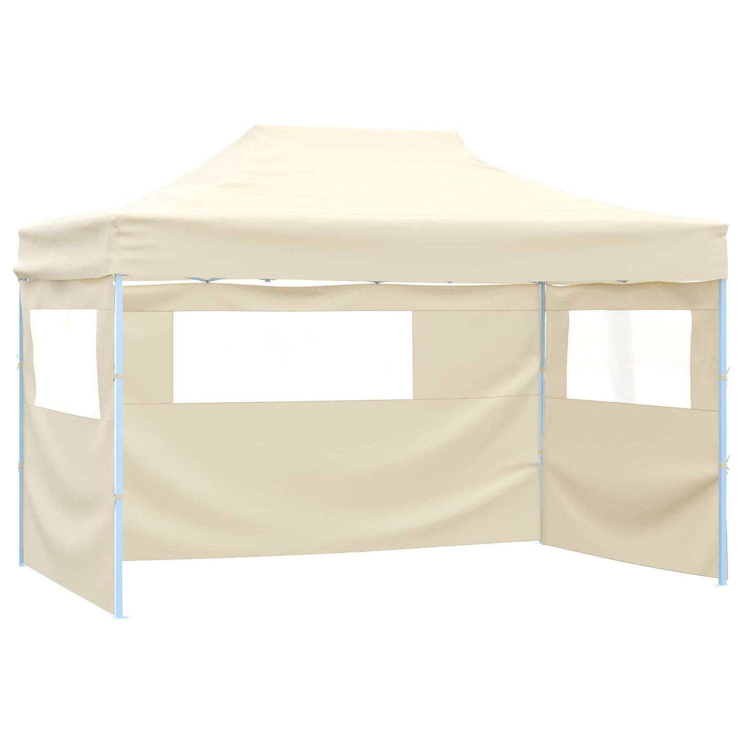 vidaXL Σκηνή Πάρτυ Κρεμ 291 x 431 x 315 εκ. Ύφασμα Όξφορντ