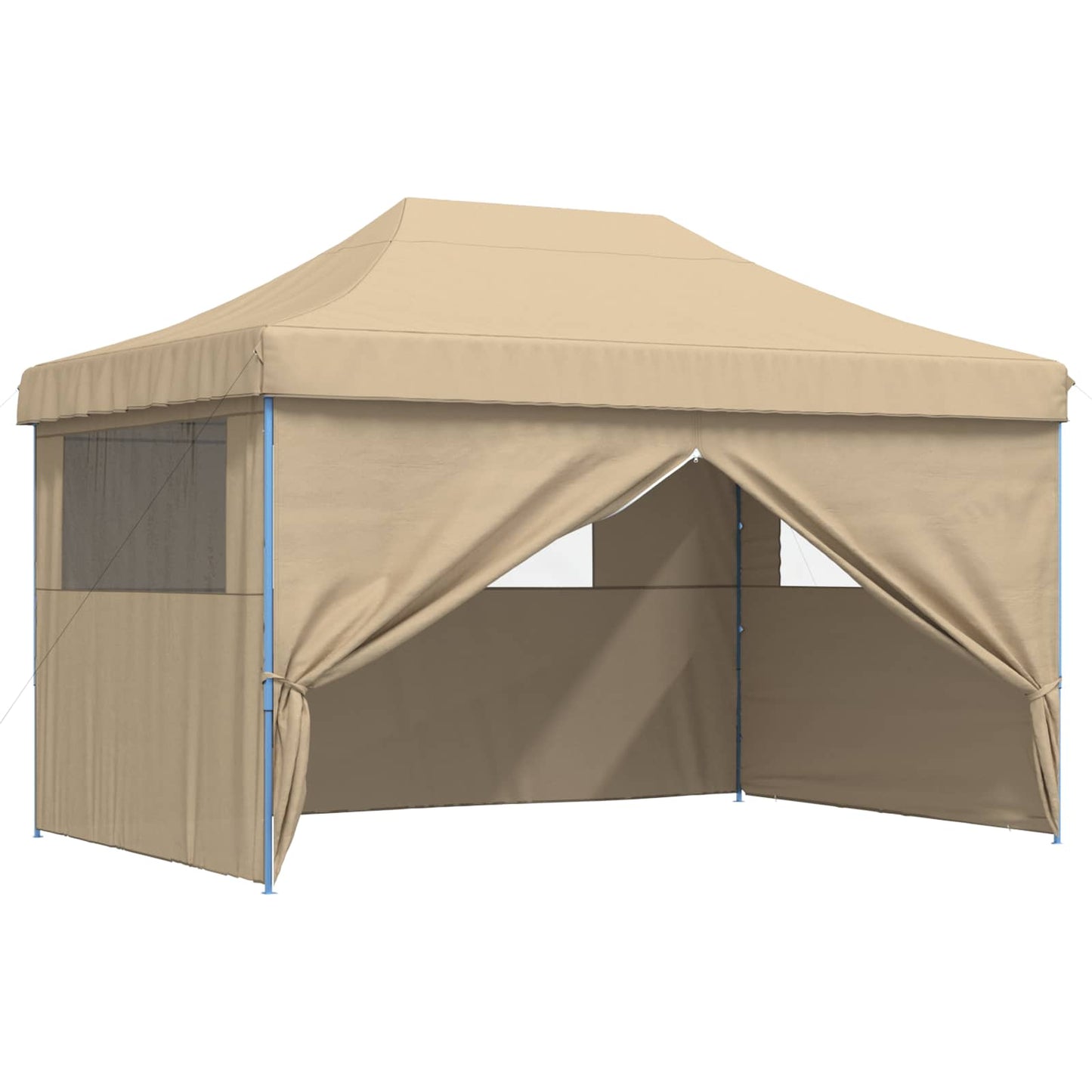 vidaXL Σκηνή Πάρτυ Μπεζ 292 x 440 x 315 εκ. Ύφασμα Όξφορντ