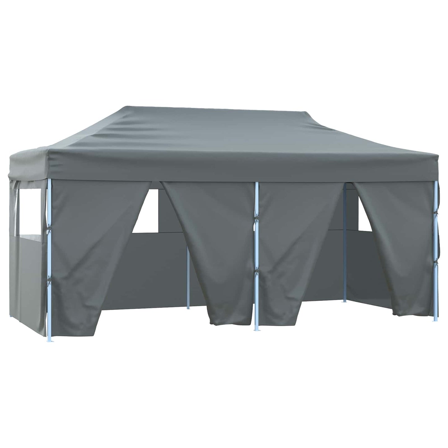 vidaXL Σκηνή Πάρτυ Ανθρακί 291 x 580 x 315 εκ Ύφασμα Όξφορντ
