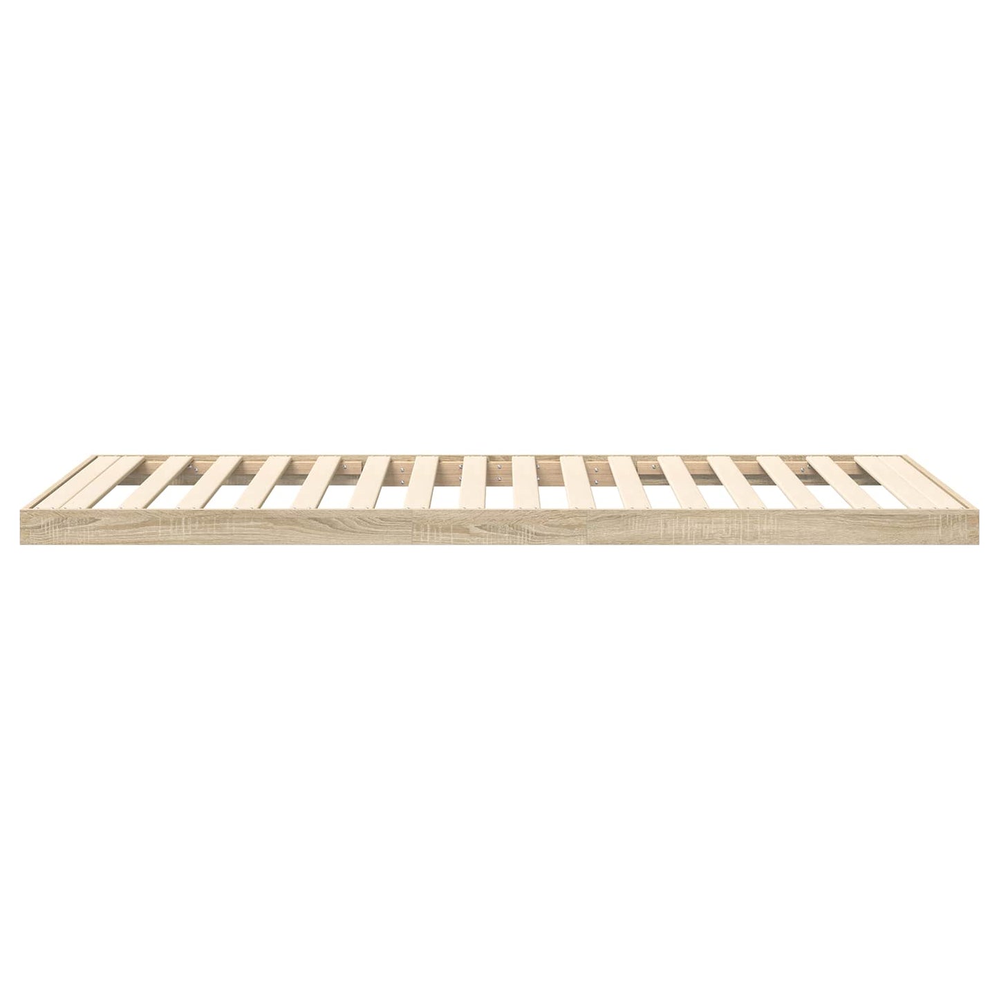 vidaXL Κρεβάτι δαπέδου Σονόμα 75 x 190 cm Επεξεργασμένο Ξύλο