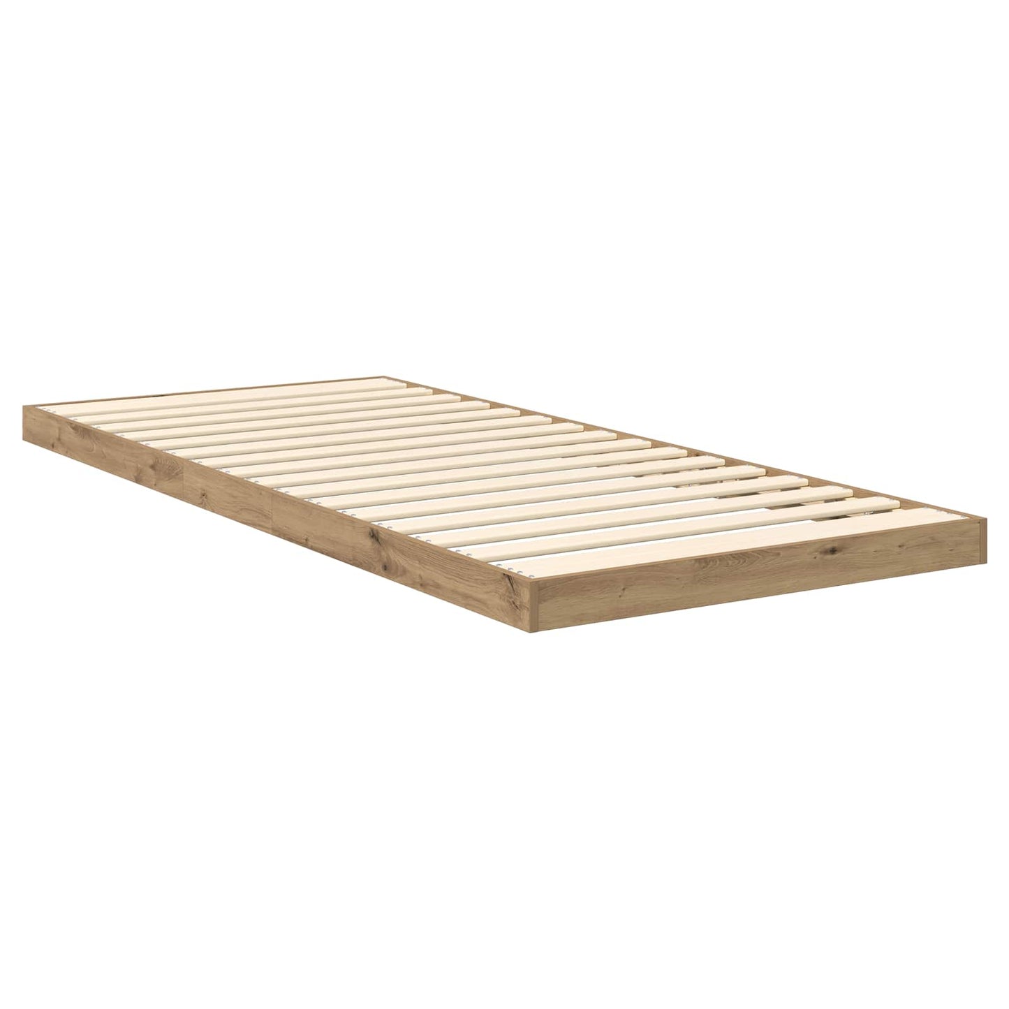 vidaXL Κρεβάτι δαπέδου Artisan Oak 75 x 190 cm Επεξεργασμένο ξύλο