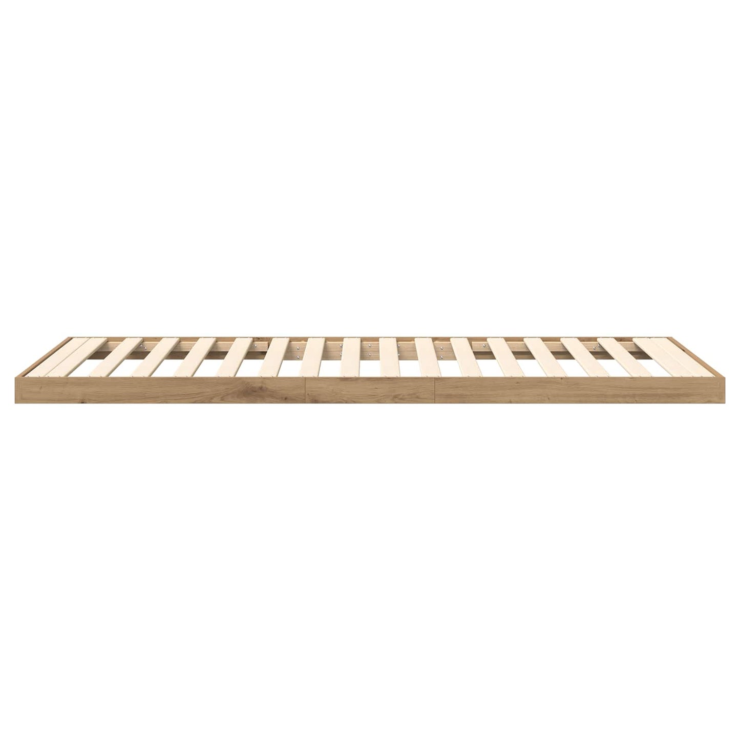 vidaXL Κρεβάτι δαπέδου Artisan Oak 75 x 190 cm Επεξεργασμένο ξύλο