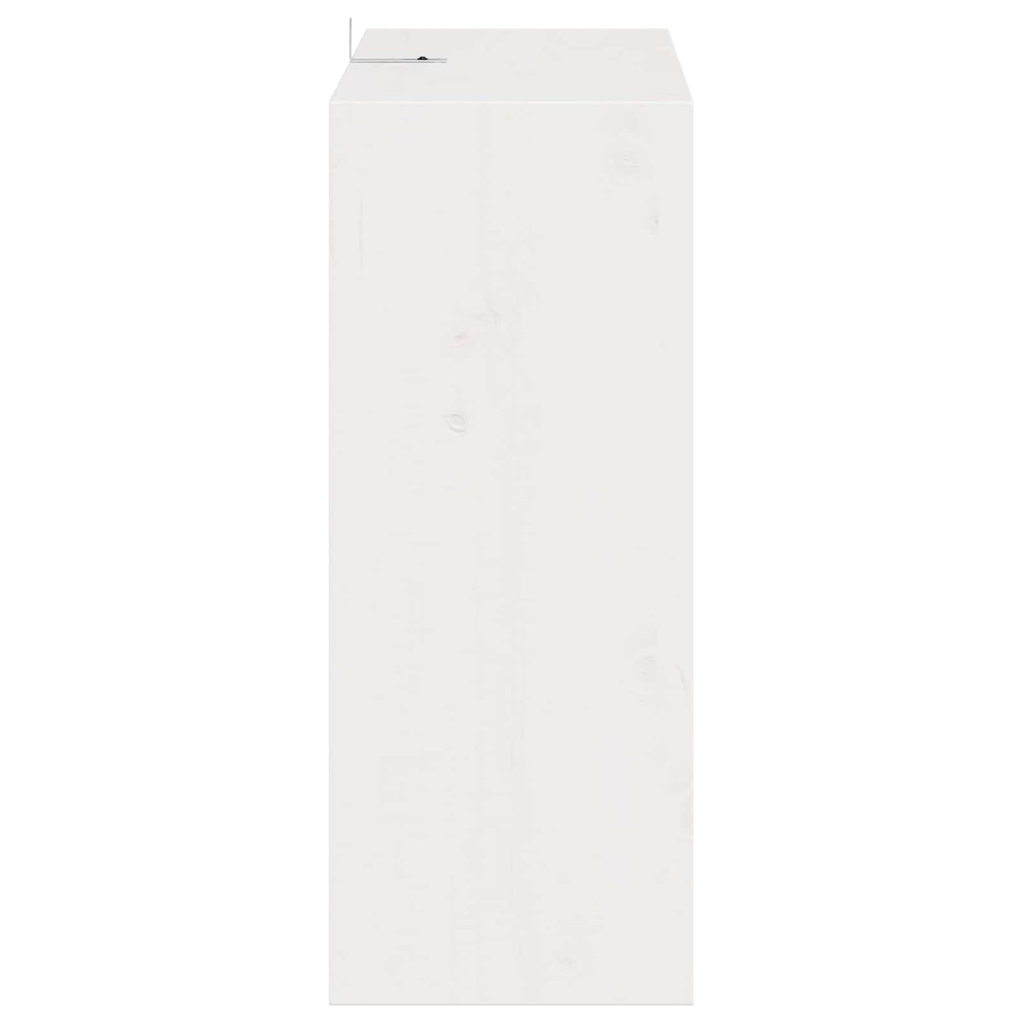vidaXL Ράφι Κρασιού 2 pcs Λευκό 62 x 25 x 62 cm Στερεά ξυλεία πεύκου