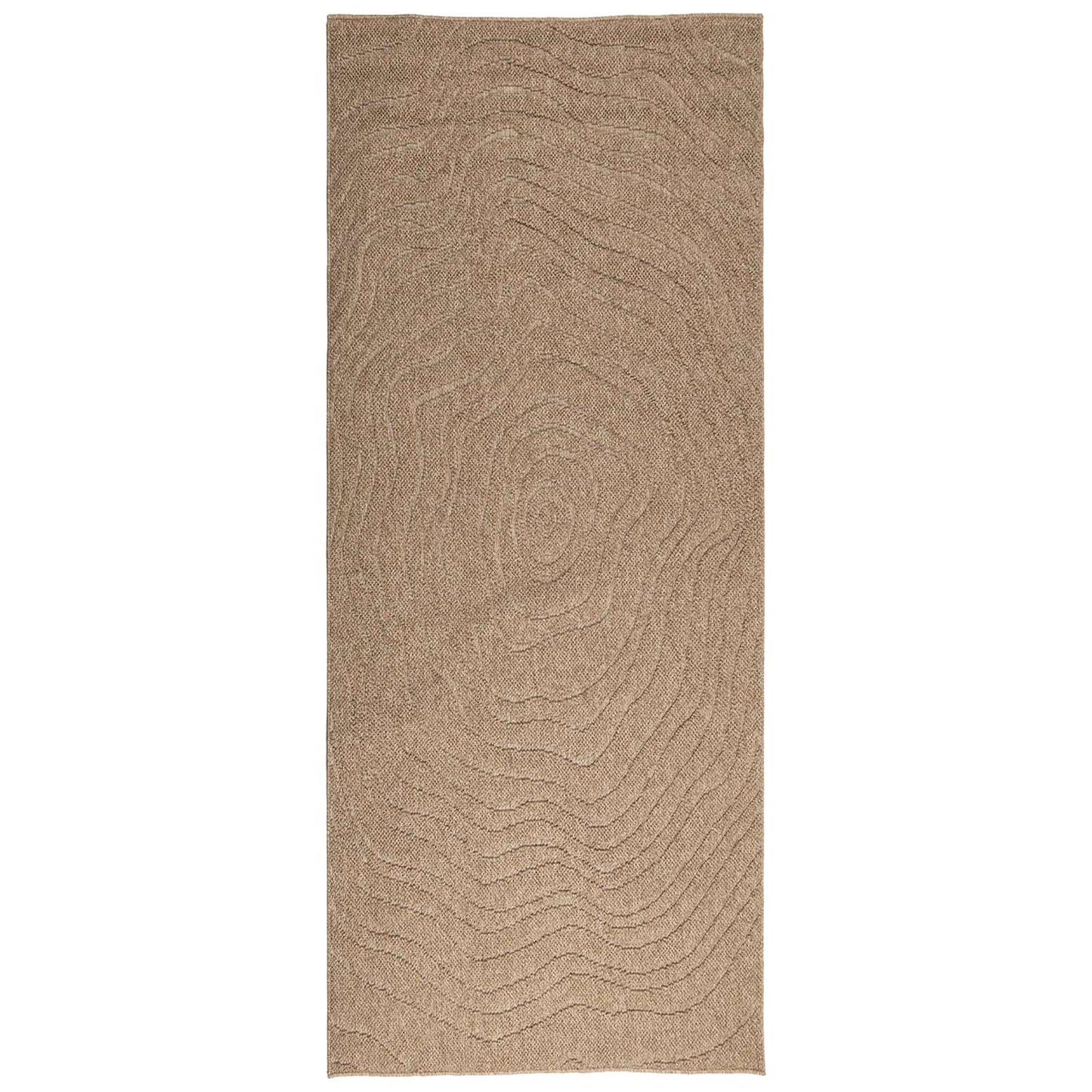 vidaXL Χαλιά χώρου Μουάρ Ορθογώνιος AGIRA Φυσικό 150 x 80 cm