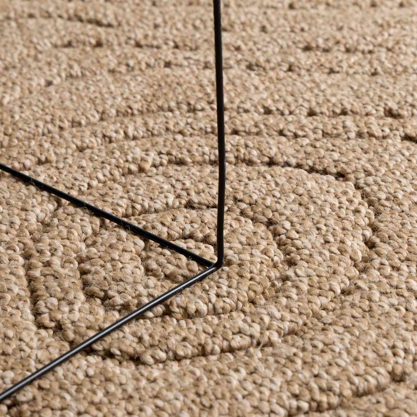 vidaXL Χαλιά χώρου Μουάρ Ορθογώνιος Φυσικό 340 x 240 εκ