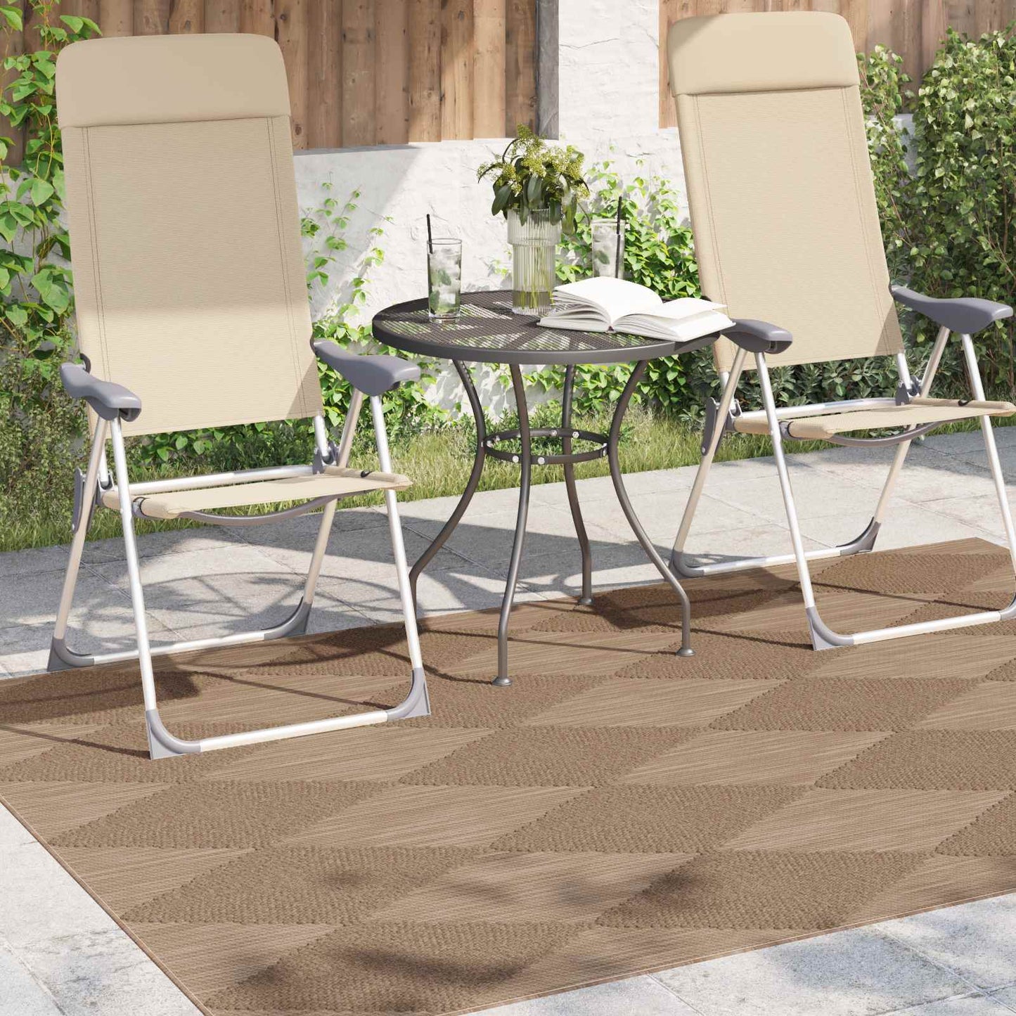 vidaXL Χαλιά χώρου Ορθογώνιος AGIRA Φυσικό 200 x 140 cm Πολυεστέρας