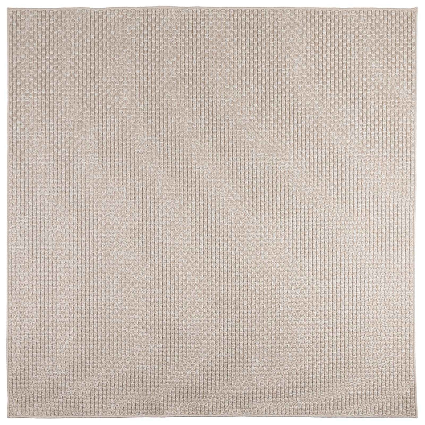 vidaXL Χαλιά χώρου τετράγωνο Κρεμ 200 x 200 cm