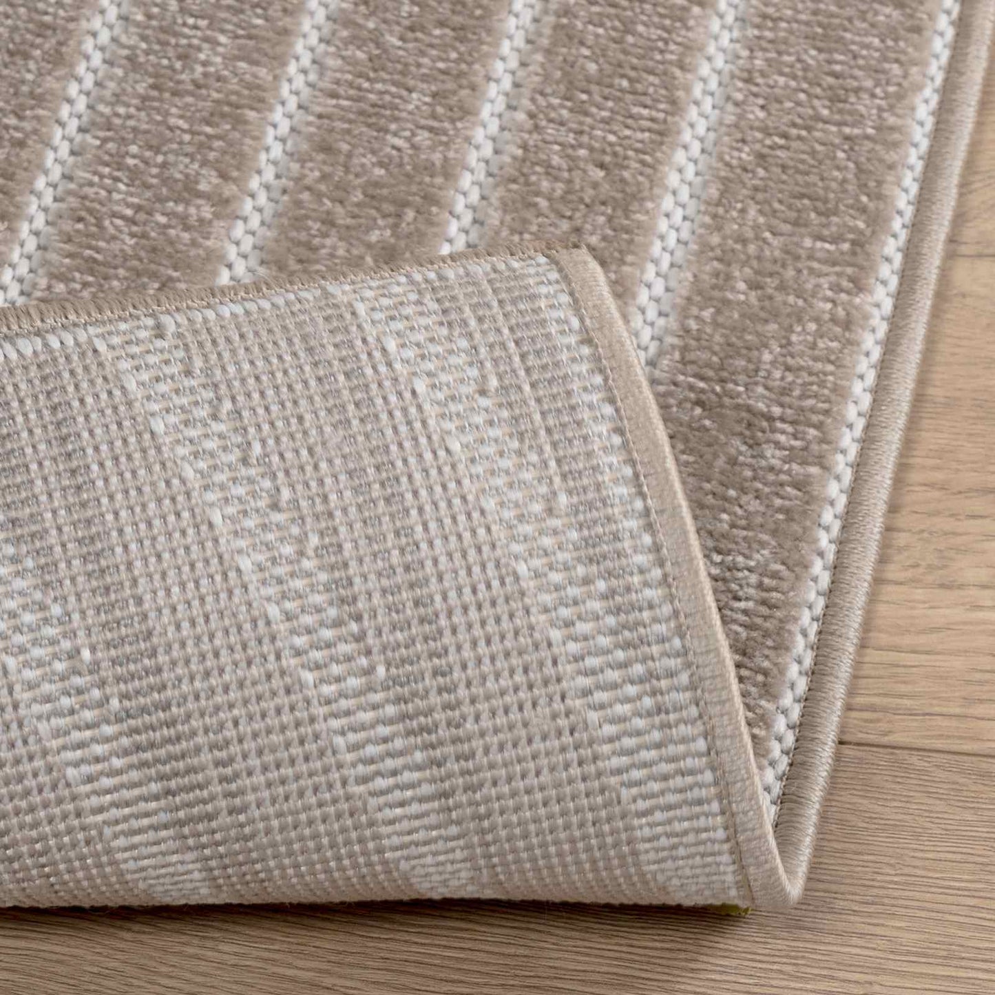 vidaXL Χαλιά χώρου τετράγωνο Μπεζ 200 x 200 cm