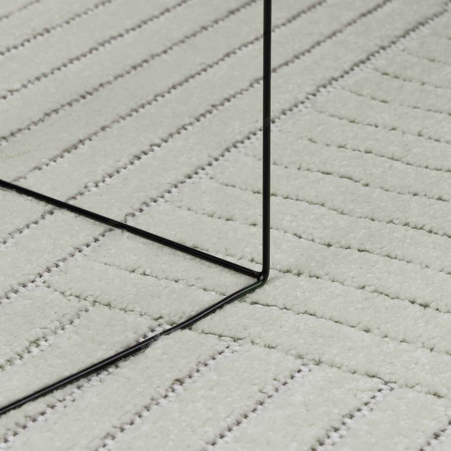 vidaXL Χαλιά χώρου τετράγωνο PALMERAS Πράσινο 120 x 120 cm Πολυεστέρας