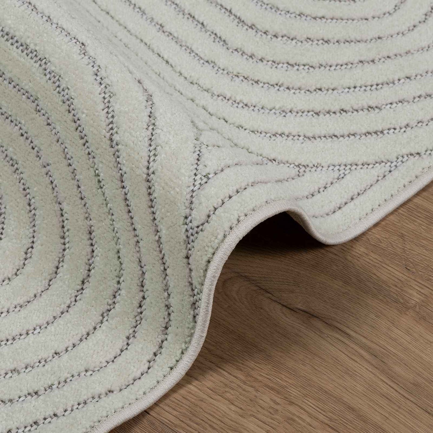 vidaXL Χαλιά χώρου τετράγωνο PALMERAS Πράσινο 120 x 120 cm Πολυεστέρας