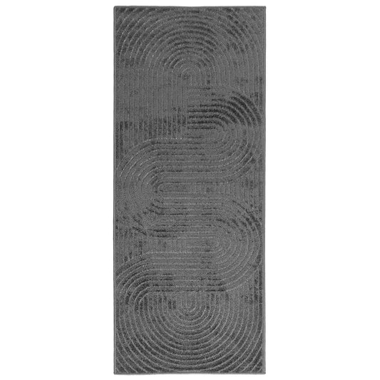 vidaXL Χαλιά χώρου Ορθογώνιος PALMERAS Ανθρακί 150 x 80 cm Πολυεστέρας