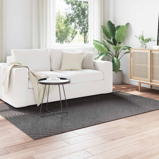vidaXL Χαλιά χώρου Ορθογώνιος Ανθρακί 230 x 160 εκ