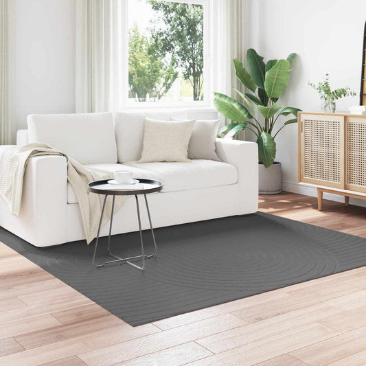vidaXL Χαλιά χώρου τετράγωνο Ανθρακί 200 x 200 cm
