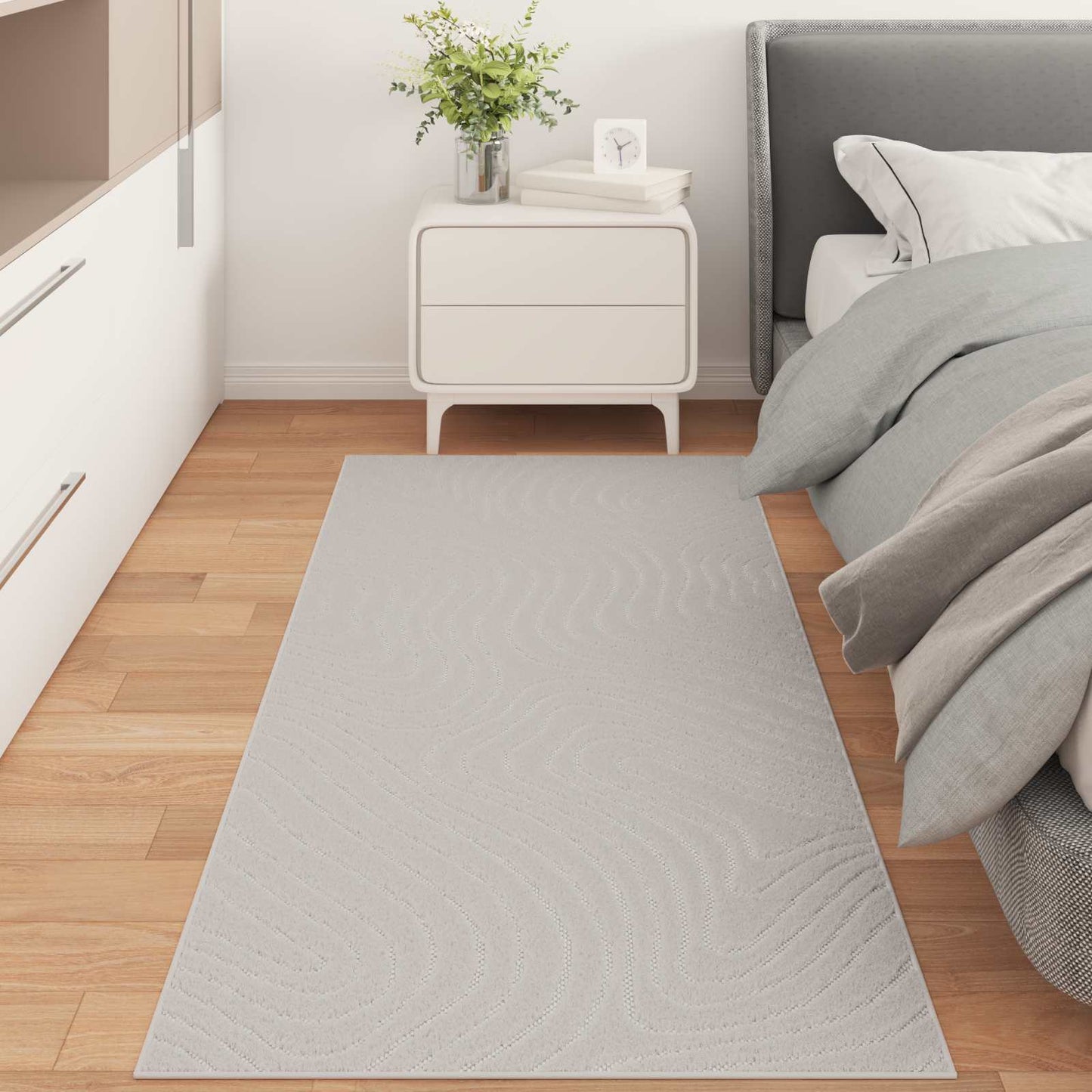 vidaXL Χαλιά χώρου Ορθογώνιος Κρεμ 150 x 80 cm