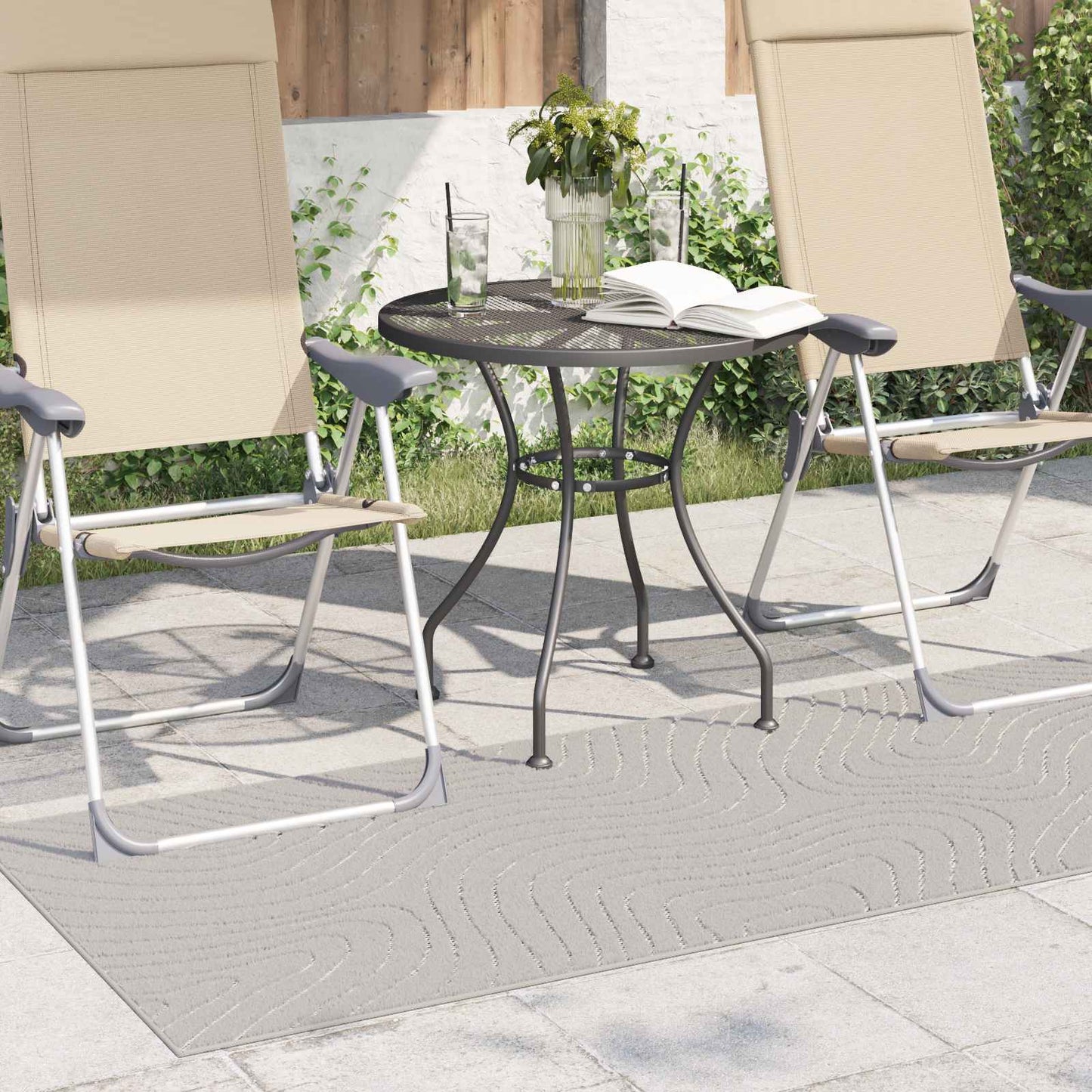 vidaXL Χαλιά χώρου Ορθογώνιος Κρεμ 150 x 80 cm