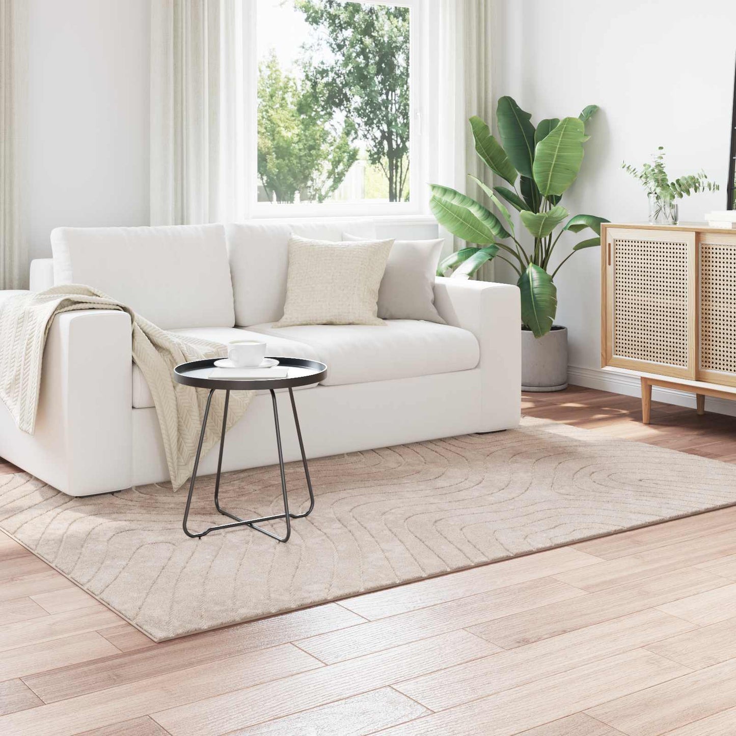 vidaXL Χαλιά χώρου Ορθογώνιος PALMERAS Μπεζ 230 x 160 εκ Πολυεστέρας