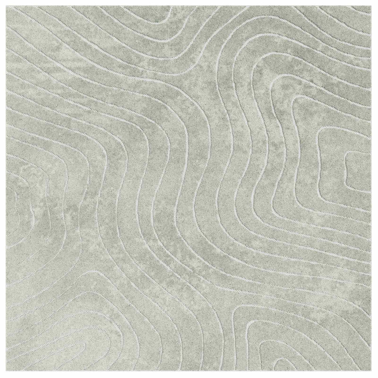 vidaXL Χαλιά χώρου τετράγωνο PALMERAS Πράσινο 240 x 240 cm Πολυεστέρας