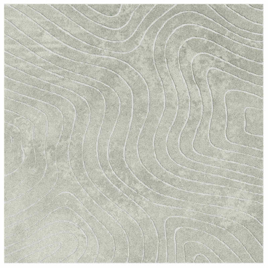 vidaXL Χαλιά χώρου τετράγωνο PALMERAS Πράσινο 240 x 240 cm Πολυεστέρας