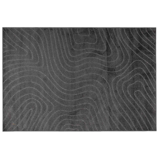 vidaXL Χαλιά χώρου Ορθογώνιος Ανθρακί 200 x 140 cm