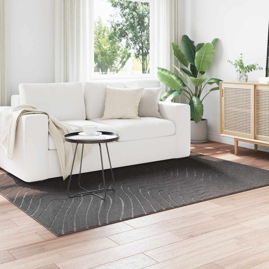 vidaXL Χαλιά χώρου Ορθογώνιος Ανθρακί 230 x 160 εκ