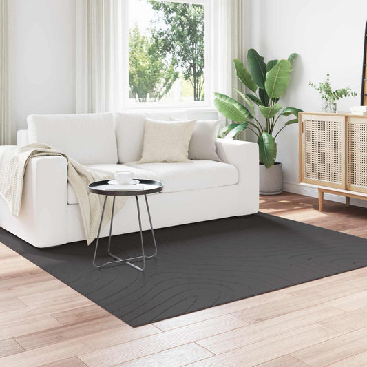 vidaXL Χαλιά χώρου τετράγωνο Ανθρακί 200 x 200 cm