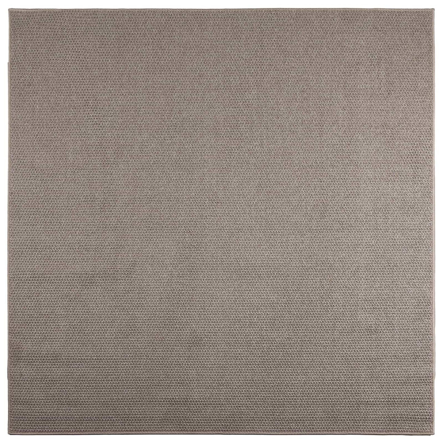 vidaXL Χαλιά χώρου τετράγωνο HUARTE Taupe 120 x 120 cm Πολυεστέρας