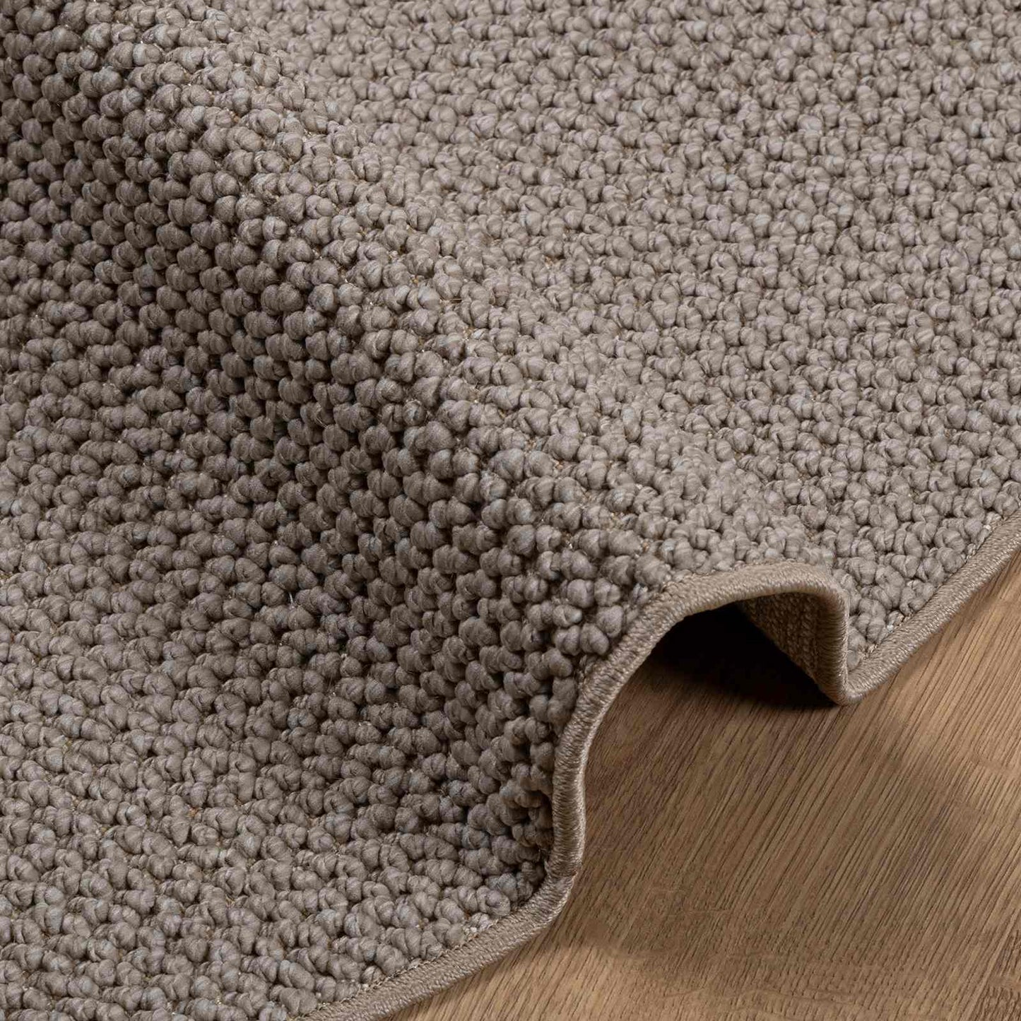 vidaXL Χαλιά χώρου Γύρος HUARTE Taupe Ø 160 CM Πολυεστέρας