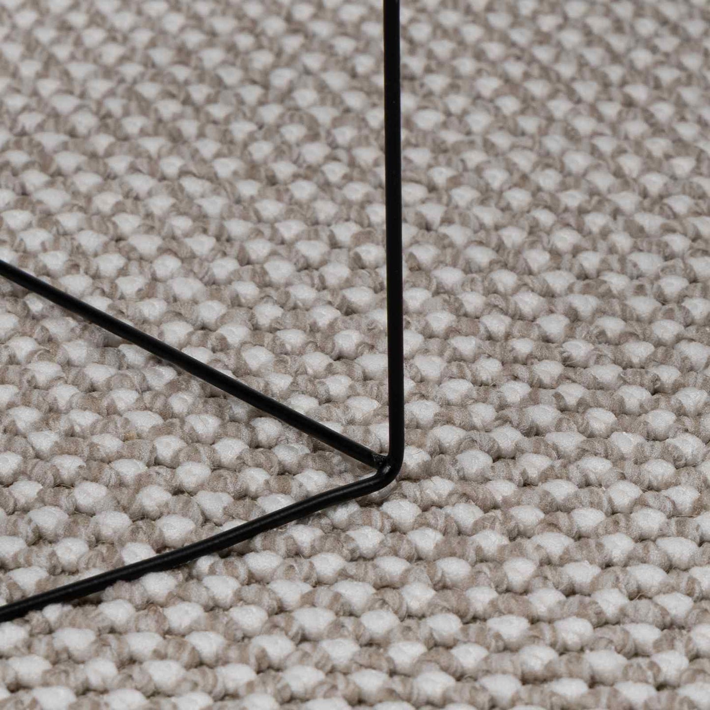 vidaXL Χαλιά χώρου τετράγωνο Κρέμα και Ταπεί 240 x 240 cm