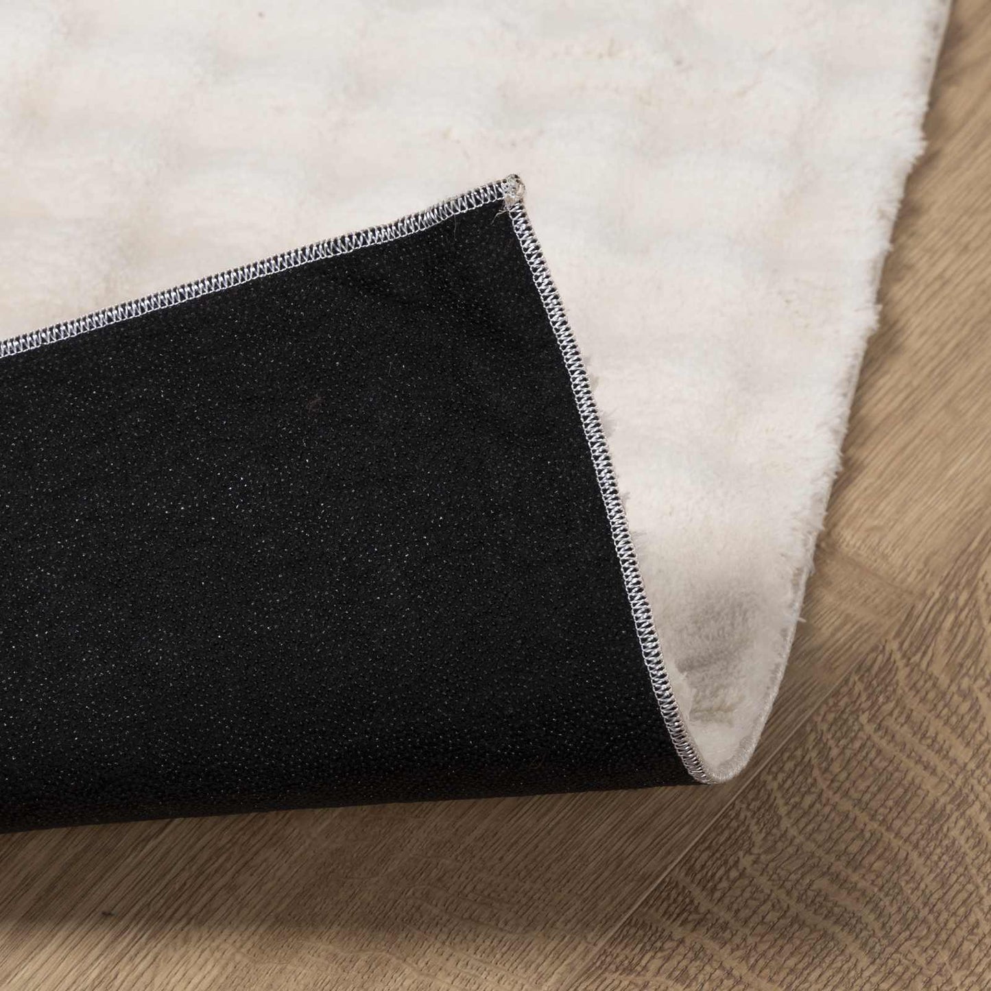 vidaXL Χαλιά χώρου τετράγωνο HUARTE Μπεζ 120 x 120 cm Πολυεστέρας