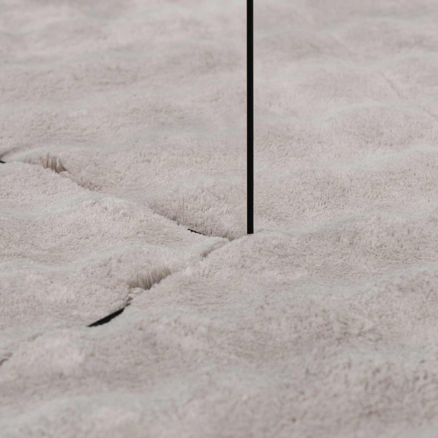 vidaXL Χαλιά χώρου τετράγωνο Άμμος 240 x 240 cm