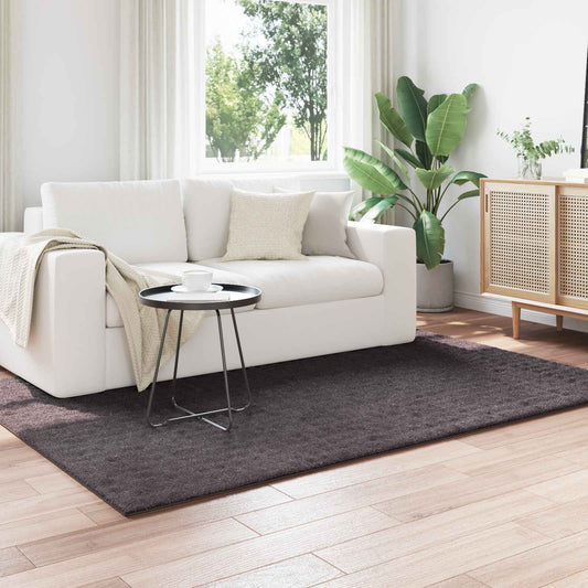 vidaXL Χαλιά χώρου Ορθογώνιος Ανθρακί 230 x 160 εκ