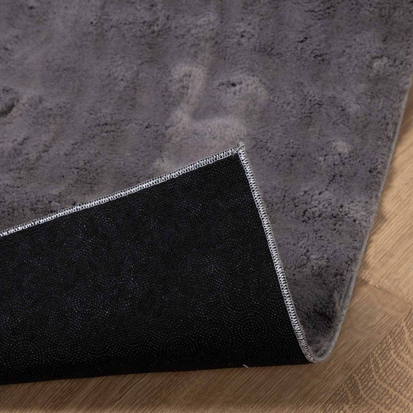 vidaXL Χαλιά χώρου τετράγωνο Ανθρακί 200 x 200 cm