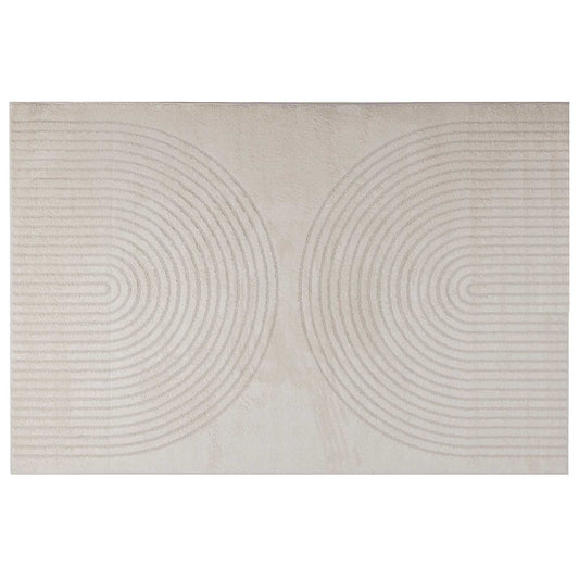 vidaXL Χαλιά χώρου Ορθογώνιος GALATI Κρεμ 170 x 120 εκ. Πολυεστέρας